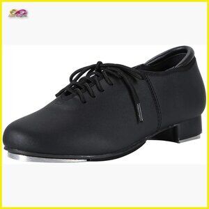 Tap Dance Shoes Lace Up PU Leather Classic Retro Elegant Performance Wear